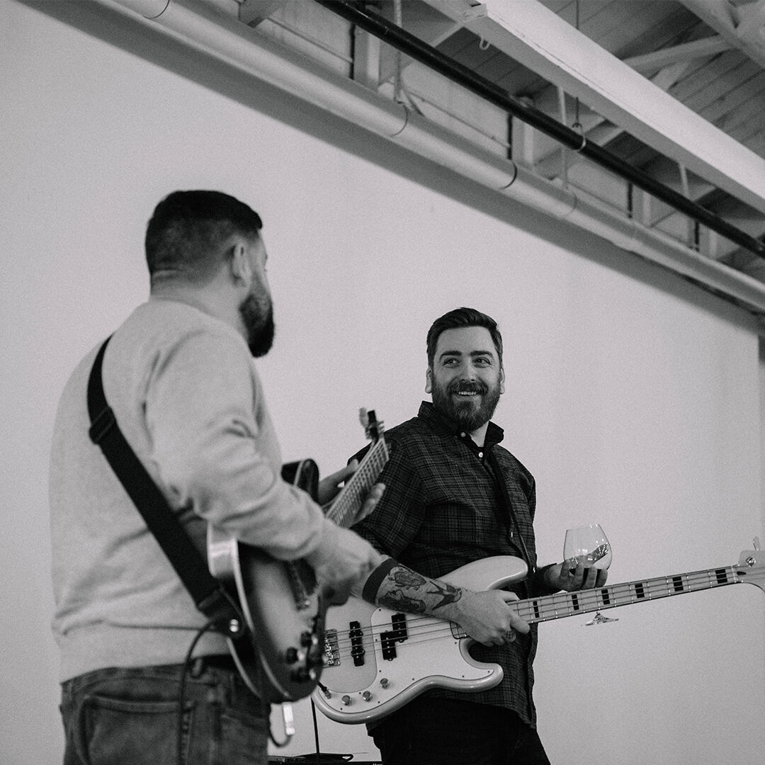 Band playing at Liquid Music 2024